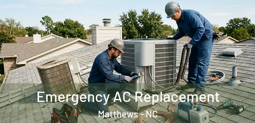 Emergency AC Replacement Matthews - NC