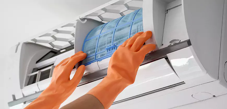 AC Filter Cleaning in Matthews