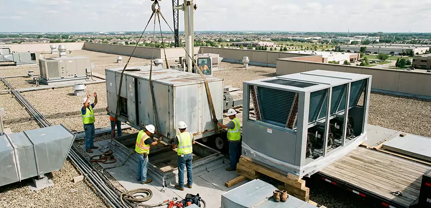 Commercial Air Handling Unit Replacement in Matthews