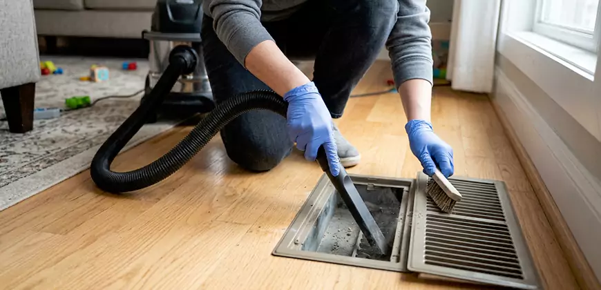 Heating Floor Vent Cleaning in Matthews